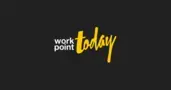 Workpoint is written in small letters. Today is written in big yellow bolded letters.